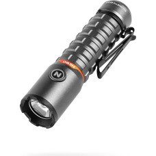 NEBO Torchy 2K žibintuvėlis ir darbo žibintuvėlis - USB-C įkraunamas stovyklavimo ir darbo žibintuvėlis su 5 šviesos režimais - iki 30 valandų veikimo laikas - nuimamas kišeninis spaustukas - atsparus vandeniui