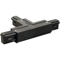 SLV T-Connector for EUTRAC High-Voltage 3-Phase Mounting Rail, Black