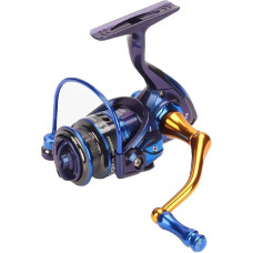 ZHCHAO Ultraleichte Spinn-Angelrolle, 800er-Serie, maks. Zugkraft, 6 kg, flache Metallspule, Spinnrolle zum Forellenangeln