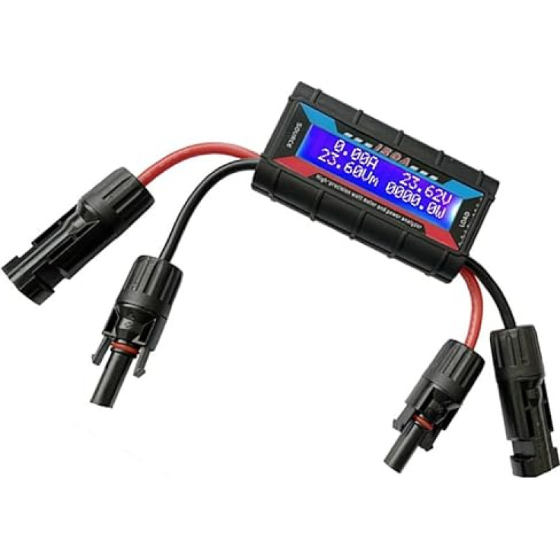 150 A/200 A Flugzeug-Leistungsmesser Solar-Tester mit Photovoltaik-Anschluss für Spannungsstrommessung, Entladungsanalyse (200 A)