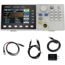 OWON DGE 1060 Signal Generator - 60MHz Single Channel Function Generator, 300MSa/s, 14-Bit Arbitrary Generator, 8K Waveform Length, 160 Arbitrary Waveforms, SCPI/LabVIEW, 3.6
