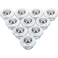 GLEAVI 10stücke Teiliges Kugelrollenlager Rollbare Kugelübertragung Universelle Möbelrollen Für Einfache Installation Und Vielseitige Anwendungen Robustes Carbonstahl-design Für
