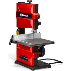 Einhell Band Saw TC-SB 200 + (300 W, Tool-free Saw Band Change, Parallel Stop, Height Adjustment, Robust Saw Band Guide, Continuously Tilting Table)