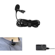 CERFFOOL Lavalier mikrofonas DJI Osmo Pocket 3/Action 5 Pro/4/3/2 Kondensatorinis visakryptis kondensatorinis C tipo įrašymo mikrofonas 1,5 m laidas 