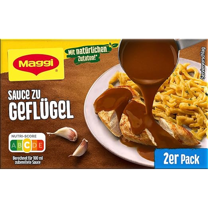 Maggi Delikatess paukštienos padažas 250 ml, 2 vnt.