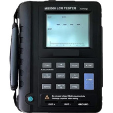 LCR-Messgeräte, MS5308 Rankinis automatinio diapazono skaitmeninis LCR-metras Brückentest Induktivitäts-Kapazitäts-Widerstandsmessgerät 100 KHz RS232 Dual-LCD-Display