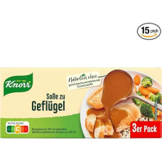 Knorr Sauce for Poultry for Full Flavour without Flavour-Enhancing Additives 15 x Pack of