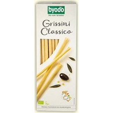 Byodo Organic Grissini Classico DE-ÖKO-013 125 g with Extra Virgin Italian Olive Oil, from Controlled Organic Cultivation, Pack of 1, Freshly Baked According to Old Family Tradition