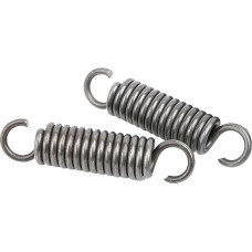 SAJMAKUWLA Zugfeder, Zugfedern, Federstahl, Drahtdurchmesser 1,2 mm, Außendurchmesser 10 mm, freie Länge 200-500 mm, 2 Stück(1.2 x 10 x 250 mm)