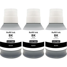 Supply Guy 3 x Ink Compatible with Canon GI-56 PGBK Black - Pigment Ink - Suitable for Maxify GX 3040 GX 3050 GX 4040 GX 4050 GX 5050 GX 5500 Series GX 5540 GX 5550 GX 6050 GX 6555 0 GX 7050 Series