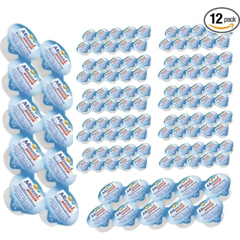 Minus L Kavos grietinėlė porcijinė be laktozės 10 vnt. x 10 g x 12 pakuočių su 