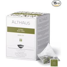 Althaus Tea Lung Bai Cha ⋅ Žalioji arbata piramidiniame maišelyje 