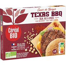CÉRÉAL BIO Burgerherz Texas Bbq 160 g – (3 Stück)