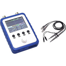 Logikanalyzatorius, rankinis dviejų kanalų skaitmeninis Oszilloskop 2,4 Zoll Touchscreen Bau in Batterie + 2 stücke P6020 Sonde,Viele analoge
