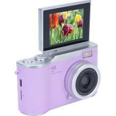 Skaitmeninis fotografavimo fotoaparatas 1080p 48MP 2,4 colių HD ekranas 8X elektroninis priartinimas, skirtas fotografuoti lauke (violetinės spalvos)