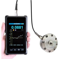 Digitales Kraftmessgerät, Tragbares Kraftmessrät Digitales Handdynamiummessrät Messrät Mess Pull Push Wäzellenanzei Handheld Wiederaufladbar für Materialprüfung