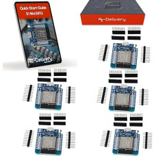 AZDelivery ESP32 D1 Mini NodeMCU WiFi Module + Bluetooth Internet Development Board, Compatible with Arduino