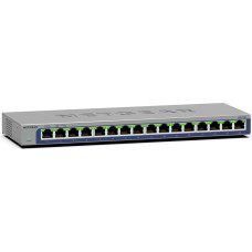 NETGEAR 16 prievadų Gigabit Ethernet nevaldomas komutatorius (GS116): Stalinis arba sieninis tvirtinimas ir ribota garantija visam gyvenimui