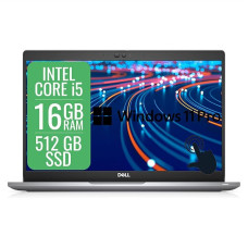 Dell Latitude Silver Edition Notebook i5-1135G7, Notebook with 13.3 Inch Touchscreen FHD, RAM 16GB, SSD 512GB, Windows 11 Pro + Libre Office (Refurbished)