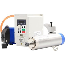 1,5 kW ER11 vandeniu aušinamas suklys ir 1,5 kW inverteris / VFD ir 65 mm aliuminio laikiklis ir 75 W vandens siurblys
