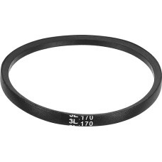 sourcing map 3L170 Classic gewickelter Gummi-Keilriemen, 432 mm Außenumfang, 3L-Profil-Keilriemen, 0,95 cm Breite, 2,2 cm Höhe
