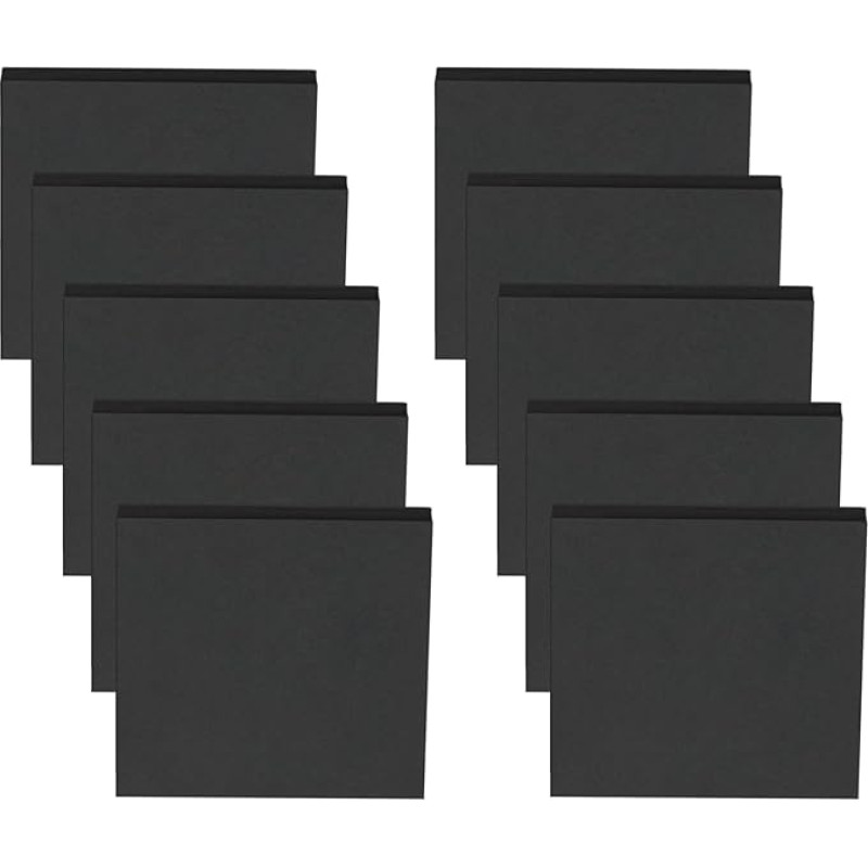 Juodos spalvos putų pagalvėlės su lipniu pagrindu 4