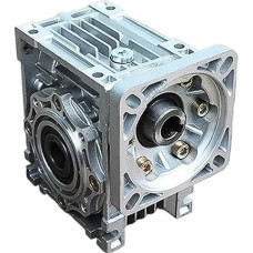 Styire NMRV040 Schneckengetriebe-Drehzahlminderer, Ausgang 0,74 Zoll, 19 mm, mit 90 x 90 mm Flanschfalz 83 mm for Untersetzungsgetriebemotor, Servomotor Genauigkeit Vertikal(Ratio 5 to 1)