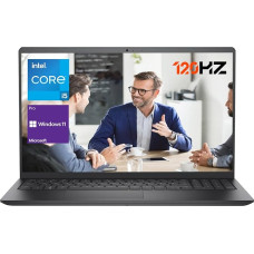 DELL Vostro 3000 serijos 3520 verslo nešiojamasis kompiuteris, 15,6 colių FHD 120 Hz ekranas, 12 kartos 