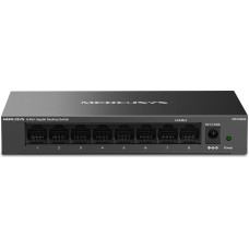 Mercusys MS108GS 8-Port Gigabit Network Switch, Unmanaged LAN Switch Network Switch, Plug and Play, Metal Housing, Fanless