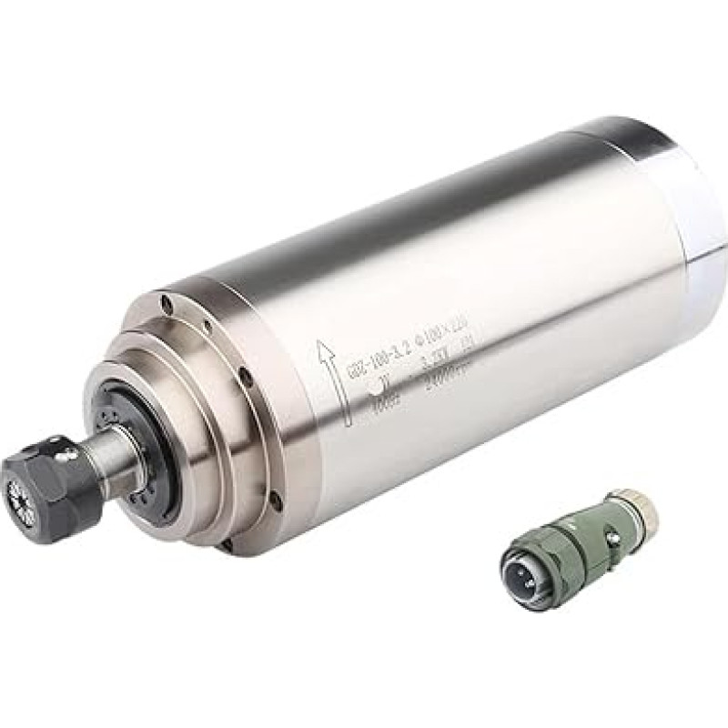 ER20 3,2 kW wassergekühlter Spindelmotor Φ100x220 220 V 380 V AC 4 Lager(100x220mm,380V)