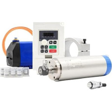 2,2 kW wassergekühlte Spindel 110 V/220 V 80 * 230 und Frequenzumrichter und 80 mm Halterung und 75 W Pumpe und 8 Spannfutter(Keraminis rutulinis guolis, 110v)