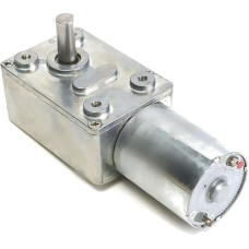 VAYEODEYU Untersetzungsgetriebe, Schneckengetriebemotor DC 6V 12V 24V umkehrbares Metallgetriebe mit niedriger Geschwindigkeit und mehreren Geschwindigkeiten(24v,10rpm)