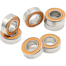 SMR126 2RS CB 6x12x4 MM (2 STÜCKE) Angelrolle Edelstahl Hybrid Keramik Kugellager ABEC-7 LD SMR126 2RS CB