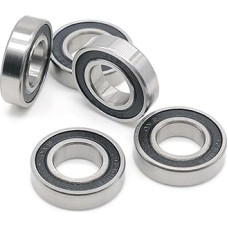 6901RS 12x24x6mm Lager 6901 Chromstahllager Gummidichtungslager Dünnwandlager 5 STÜCKE