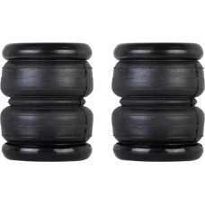 Oro pakaba automobiliams Universalus 2 dalių oro važiavimo spyruoklių pakaba Oro vienas prievadas 1/4 NPT mažas guminis amortizacijos krepšys 2E2200