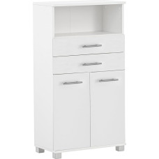 Schildmeyer Emmi 159168 Highboard Matt White 30.3 x 59.8 x 110.5 cm