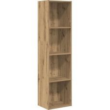 vidaXL knygų spinta, knygų spinta su laikymo vieta, stovinti lentyna svetainei, biurui, biuro lentyna, dokumentų pildymo lentyna, laikymo lentyna, amatininko ąžuolo medienos medžiaga