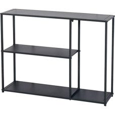 Siauras konsolinis staliukas - siauras H formos sofos staliukas iš kaustytos geležies šoninis staliukas - kompaktiškas 30 cm pločio staliukas, skirtas įėjimo zonai, svetainei, baro baldams - stilingas ir taupantis vietą