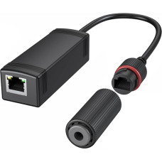 REVODATA Wasserdichter Gigabit 48V zu 24V PoE konverteris, 24V, IEEE802.3 af/at, 25W Max, 10/100/1000Mbps PoE zu 24V Adapter für Power Passive 24V Board Geräte, Plug and Play(PD3002G)