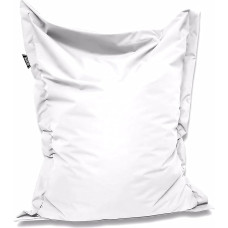 PATCH HOME Original Premium Gaming Bean Bag Seat Cushion for Indoor and Outdoor Use Ready Filled in 3 Sizes and 27 Colours 145 x 100 cm White