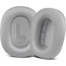 SOPROM Ear Pads Replacement for Airpods Max Over-Ear Headphones Ear Pads with Durable Mesh Soft Foam - Silver