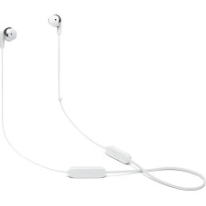 JBL TUNE 215 BT Bluetooth in-ear headphones in white, sonorous bass sound without cables, up to 16 hours of playback time with one charge.