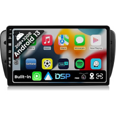 JOYX Android 12 Car Radio Suitable for Seat Ibiza (2009-2013) - GPS 2 DIN - Reversing Camera MIC Canbus Free - [2G + 32G] - 7 Inch - Supports Steering Wheel Control 4G WiFi BT5.0 DAB Carplay Android