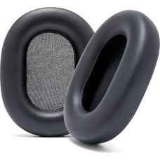 WC Wicked Cushions Extra Thick Ear Pads for Sony WH-1000XM5 - Soft PU Leather Cushions, Luxury Noise Isolating Memory Foam, Extra Thickness | Black