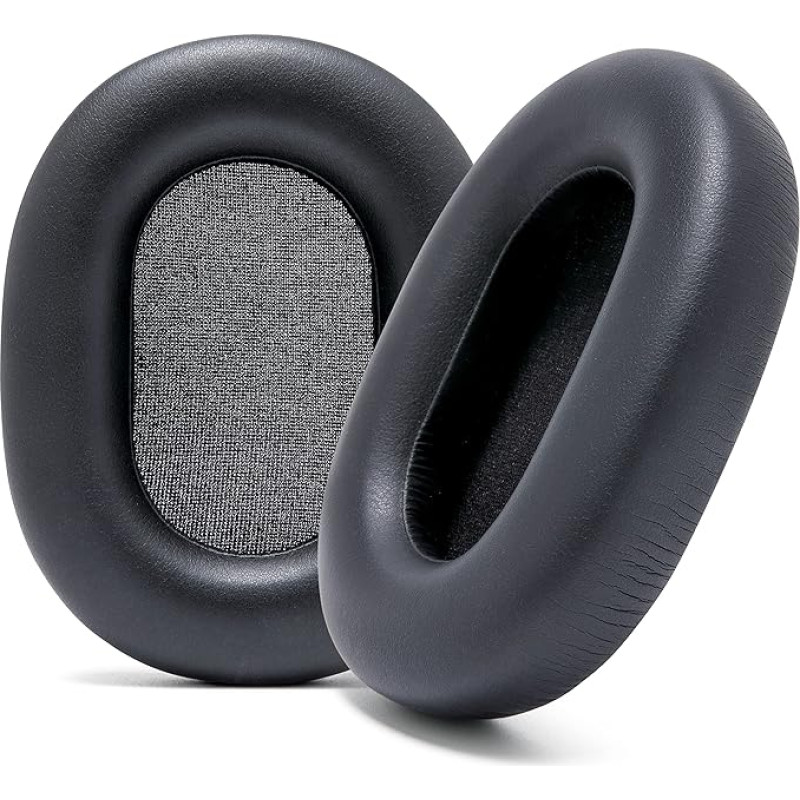 WC Wicked Cushions Extra Thick Ear Pads for Sony WH-1000XM5 - Soft PU Leather Cushions, Luxury Noise Isolating Memory Foam, Extra Thickness | Black