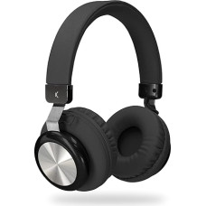 KSIX Retro Bluetooth 5.0 Headphones, Battery Life up to 6 Hours, Black