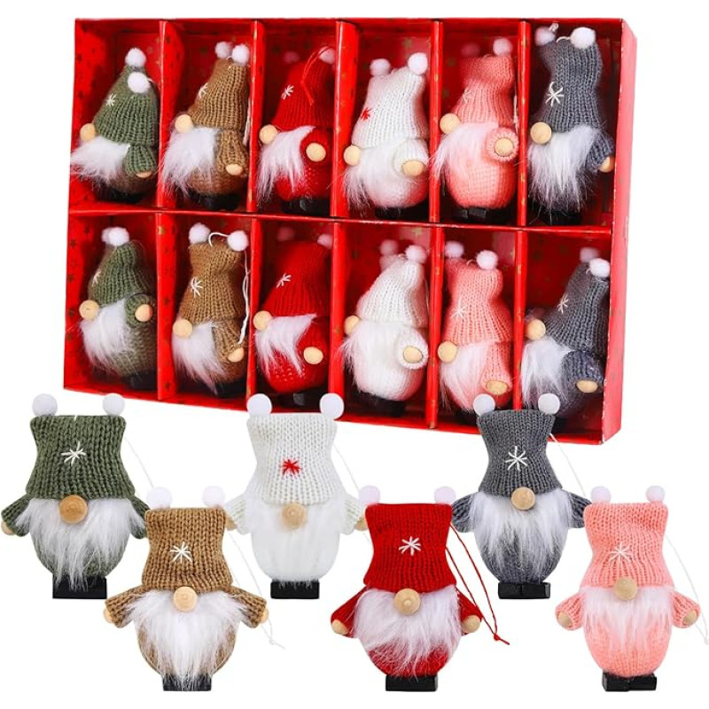 Anstore Pack of 12 Christmas decorations