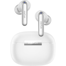 EarFun Air 2 Wireless Bluetooth Headphones In Ear, Hi-Res Audio, LDAC, 10 mm Wool Audio Driver, EQ, 4 HD Micros Calls, Bluetooth 5.3, Multipoint, 40 Hours Long Battery, Wireless Charging, Game Mode,