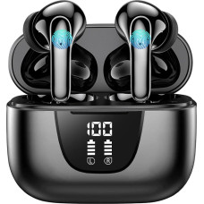 Bluetooth Headphones, Wireless Bluetooth 5.3 In-Ear Headphones with 4 ENC Microphones, 2023 Wireless Headphones, Noise Cancelling Earbuds with 56H Deep Bass, USB-C, IP7 Waterproof Earbuds