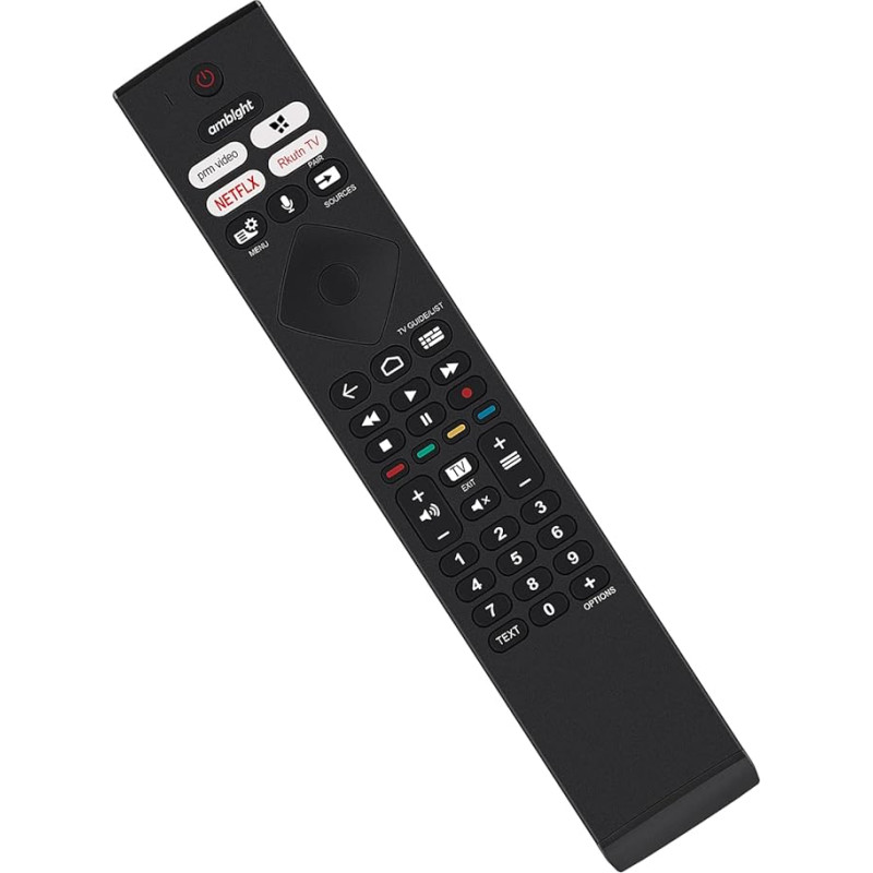 VINABTY 398GM10BEPHN0040SY Voice Replacement Remote Control Compatible with Philips 4K UHD LED Android TVs 65OLED936/12 48OLED936/12 55OLED806/12 65OLED806/12 48OLED806/12